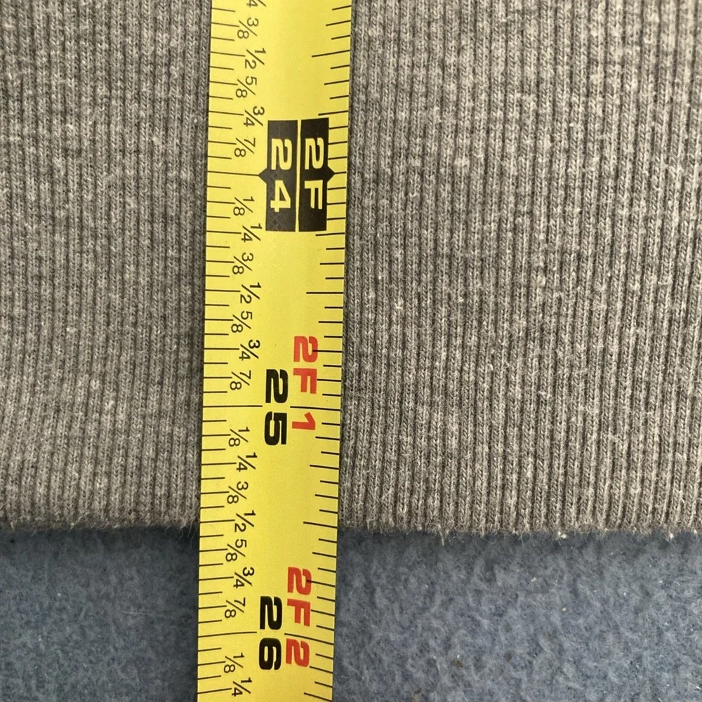 The North Face Gray Half Dome Logo Hoodie (A7R9F) w/Front Pocket - SZ M